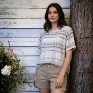 EDDIE BAUER Shirt Sleeve Sweater